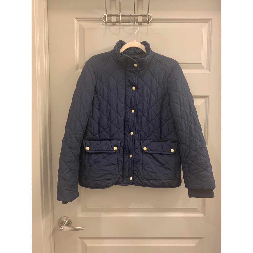 J.Crew Navy Quilted Puffer Jacket